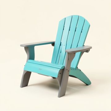 Lopes Resin Folding Adirondack Chair (synthetic illustration; no displayed measurements)