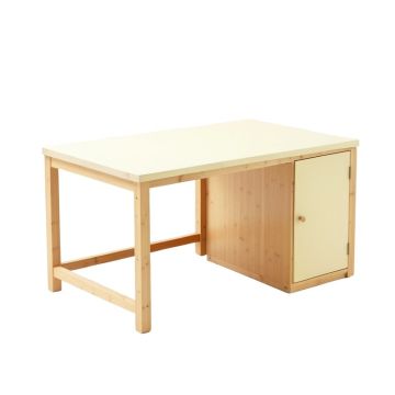 River Arc Empty Workshop Workbench - Cream