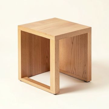 Centerview Solid Wood End Table (synthetic illustration; no displayed measurements)