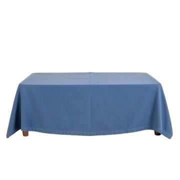 Ash Edge Flat Bed Sheet - Blue