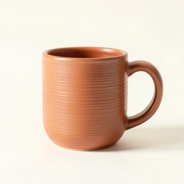 Flint Crossing Ceramic Mug - Terracotta (synthetic illustration; no displayed measurements)