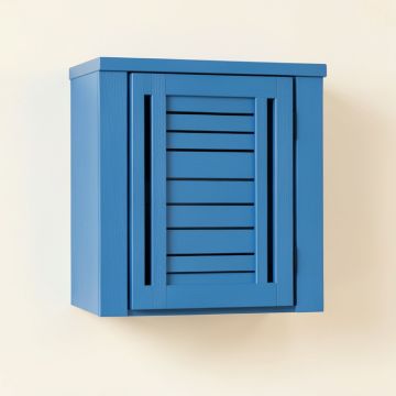 Shore Brook Wall-Mounted Entry Cabinet - Blue (synthetic illustration; no displayed measurements)