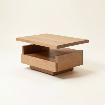 Cross Legs Coffee Table With Storage (synthetic illustration; no displayed measurements)