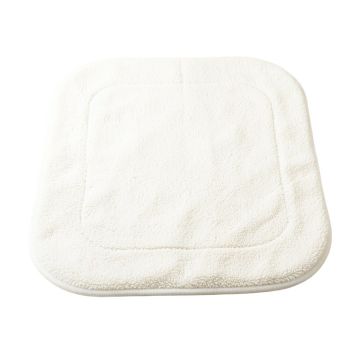Elm Branch Bath Mat - White (synthetic illustration; no displayed measurements)