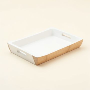 Fern Bluff Serving Tray - White (synthetic illustration; no displayed measurements)