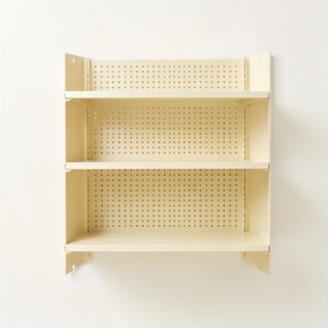 Flint Edge Empty Wall-Mounted Tool Organizer Panel - Cream (synthetic illustration; no displayed measurements)