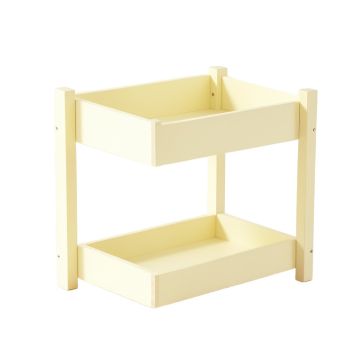 Linden Arc Empty Countertop Canister Rack - Ivory