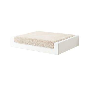 River Bend Wall-Mounted Cat Perch - White