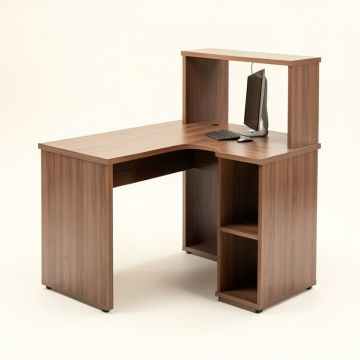 Bestier Computer Desk With Storage Shelves Under Desk (synthetic illustration; no displayed measurements)