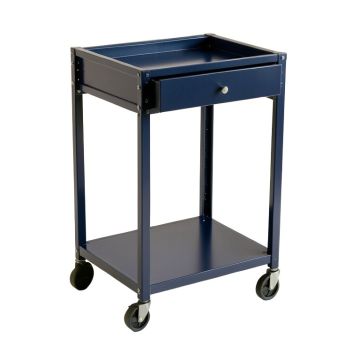 Cove Bluff Empty Rolling Workshop Cart - Navy
