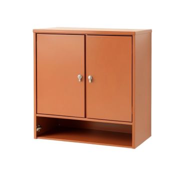 Reed Bend Wall-Mounted Laundry Cabinet - Terracotta