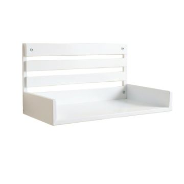 Oak Brook Wall-Mounted Entryway Organizer Shelf - White