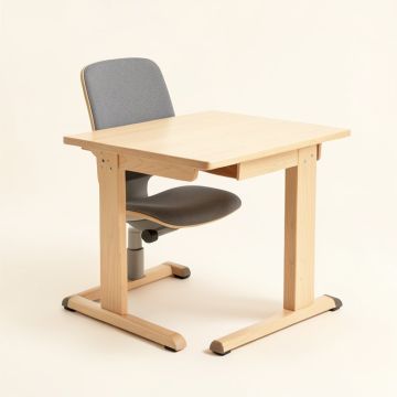 Onley Kids Study Desk Chair Set Height Adjustable Desktop (synthetic illustration; no displayed measurements)