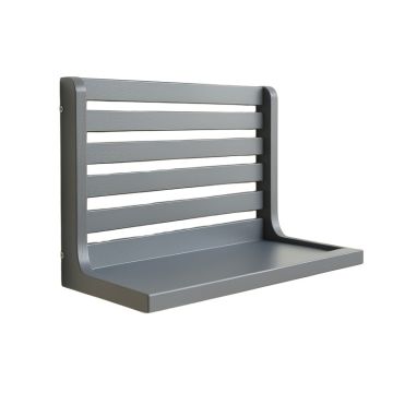 Wren Crest Wall-Mounted Entryway Organizer Shelf - Gray