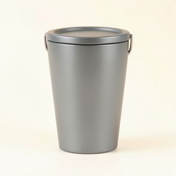 Elm Crest Storage Canister With Lid - Gray (synthetic illustration; no displayed measurements)