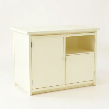 Vale Arc Freestanding Laundry Folding Counter - Ivory (synthetic illustration; no displayed measurements)