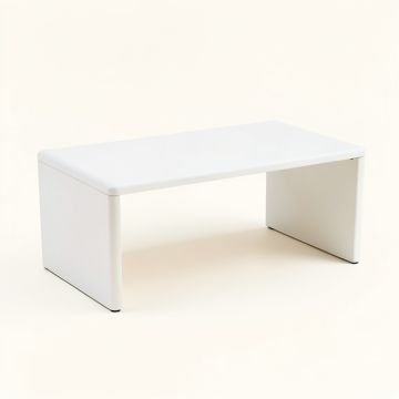 Vale Dell Desktop Monitor Riser - White (synthetic illustration; no displayed measurements)