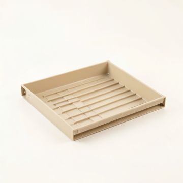 Heath Bridge Empty Under-Desk Cable Tray - Beige (synthetic illustration; no displayed measurements)