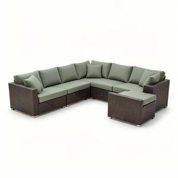 Merlyn 11 Piece Sectional Seating Group With Cushions (synthetic illustration; no displayed measurements)