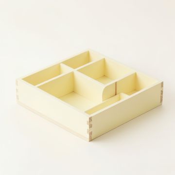 Field Arc Empty Pantry Drawer Organizer Insert - Ivory (synthetic illustration; no displayed measurements)