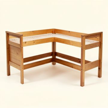 Abigel Twin L-Shaped Bunk Bed (synthetic illustration; no displayed measurements)