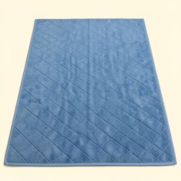 Brook Brook Bath Mat - Blue (synthetic illustration; no displayed measurements)