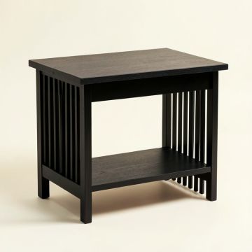 Flint Branch Small Writing Desk - Black (synthetic illustration; no displayed measurements)
