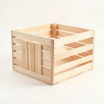 Wren Dale Empty Furniture-Style Pet Crate - Beige (synthetic illustration; no displayed measurements)