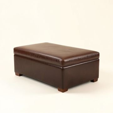 Bridget Genuine Leather Upholstered Bench (synthetic illustration; no displayed measurements)