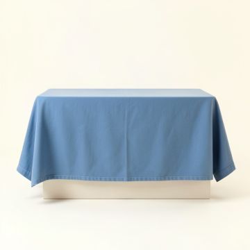 Ridge Brook Flat Bed Sheet - Blue (synthetic illustration; no displayed measurements)
