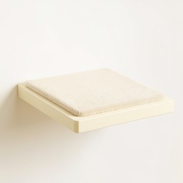 Hazel Dell Wall-Mounted Cat Perch - Cream (synthetic illustration; no displayed measurements)