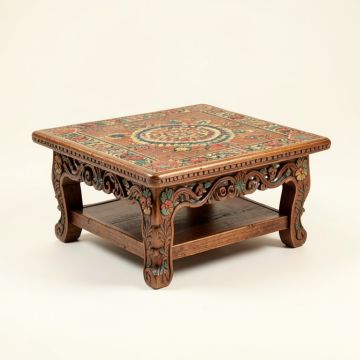 Bohemian Coffee Table (synthetic illustration; no displayed measurements)