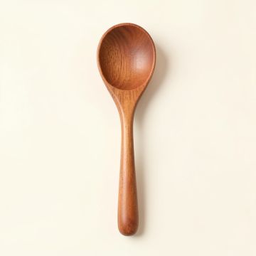 Wren Arc Cooking Spoon - Terracotta (synthetic illustration; no displayed measurements)