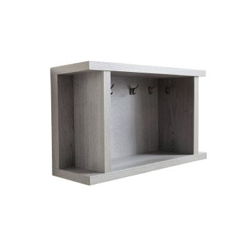Stone Bend Wall-Mounted Entryway Organizer Shelf - Gray