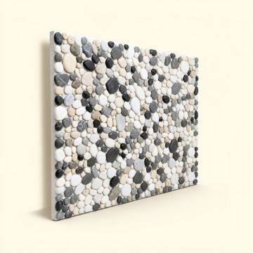 Orion 12 '' X 12 '' Natural Stone Pebbles Mosaic Wall & Floor Tile (synthetic illustration; no displayed measurements)