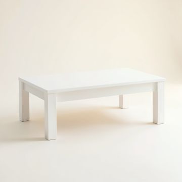 Summit Bridge Coffee Table - White (synthetic illustration; no displayed measurements)