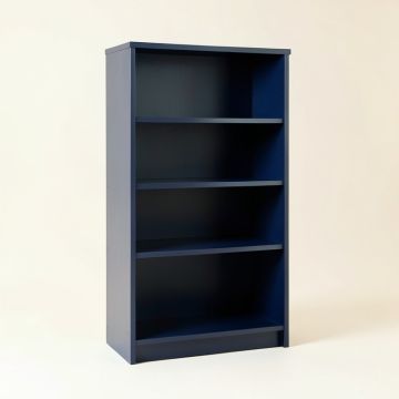 Cedar Dale Freestanding Bookcase - Navy (synthetic illustration; no displayed measurements)