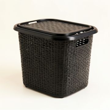 Briar Canyon Laundry Hamper - Black (synthetic illustration; no displayed measurements)