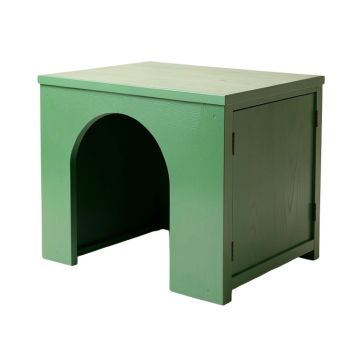 Moss Field Empty Furniture-Style Litter Enclosure - Green