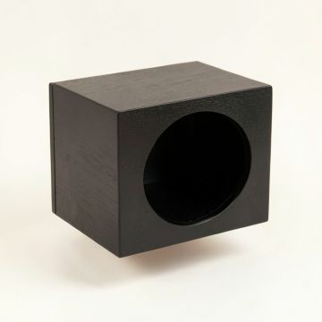 Linden Bridge Wall-Mounted Cat Perch - Black (synthetic illustration; no displayed measurements)