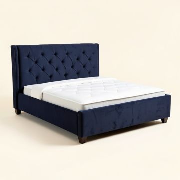 Hungerford Tufted Upholstered Low Profile Platform Bed (synthetic illustration; no displayed measurements)