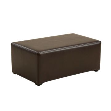 Sperling Faux Leather Storage Bench