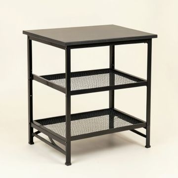 Sage Bluff Empty Countertop Canister Rack - Black (synthetic illustration; no displayed measurements)