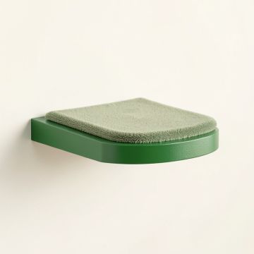 Juniper Field Wall-Mounted Cat Perch - Green (synthetic illustration; no displayed measurements)