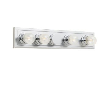 Burtt 4 - Light Dimmable Chrome Vanity Light