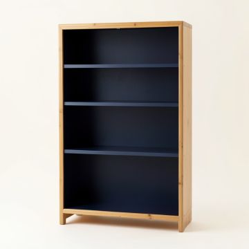 Fern Canyon Freestanding Bookcase - Navy (synthetic illustration; no displayed measurements)
