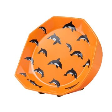 Pair Of Dolphins 5 Piece Condiment Server Set