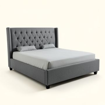 Ares Tufted Upholstered Standard Bed (synthetic illustration; no displayed measurements)