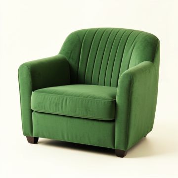 Heath Falls Upholstered Armchair - Green (synthetic illustration; no displayed measurements)