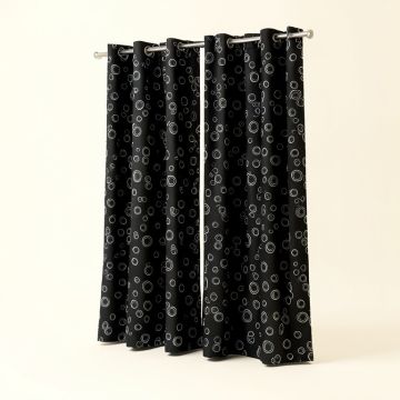 Colene Bubbles Circle Printed Blackout Thermal Curtain Panels (synthetic illustration; no displayed measurements)